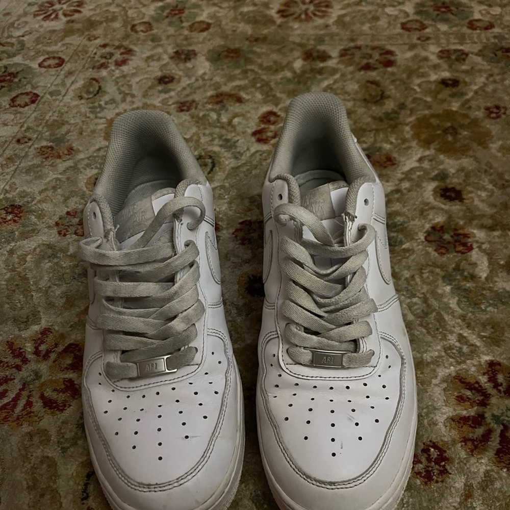 Nike Gray and White Athletic Shoes